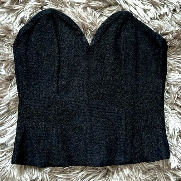 NWOT ARITZIA - TALULA  BUSTIER/ CORSET BLACK - Picture 1 of 6
